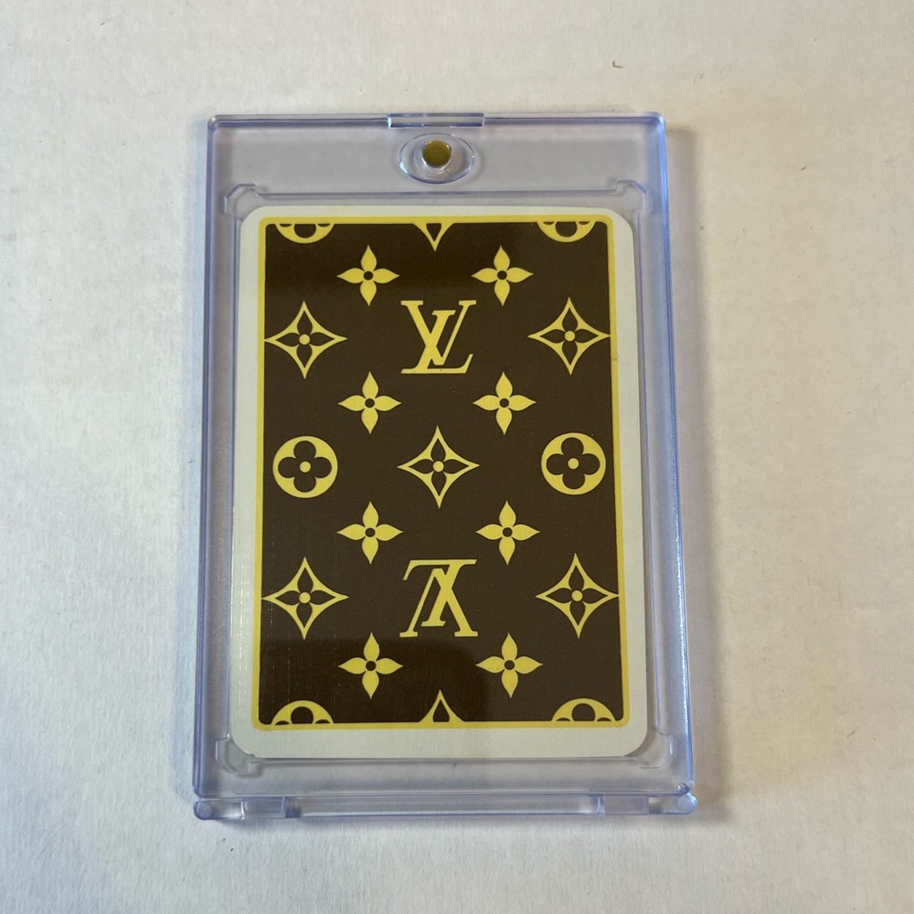 Louis Vuitton playing card three‎ of spades